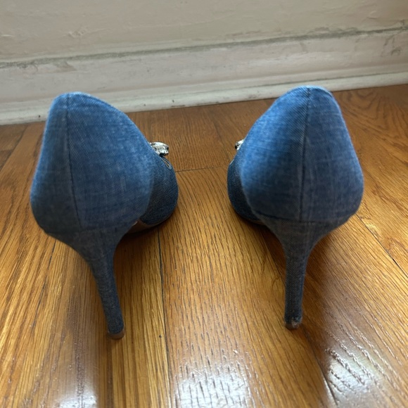 JESSICA SIMPSON - Denim and Rhinestones pumps - Picture 4 of 4